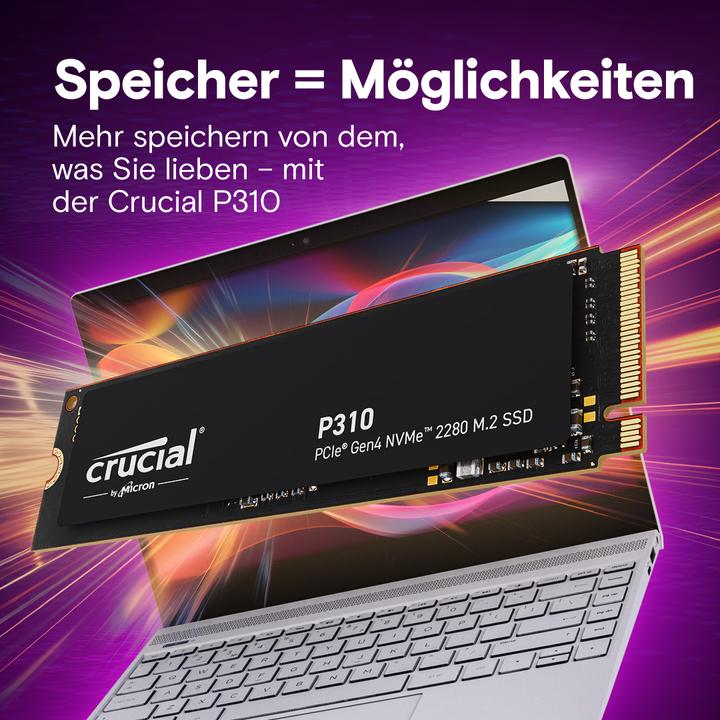 Image du produit Crucial P310 (4000 Go, M.2 2280)