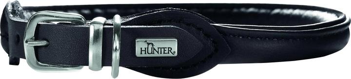 Produktbild Hunter Halsband Round & Soft Petit, Elk, Schwarz (XS, Hund, Allgemein)