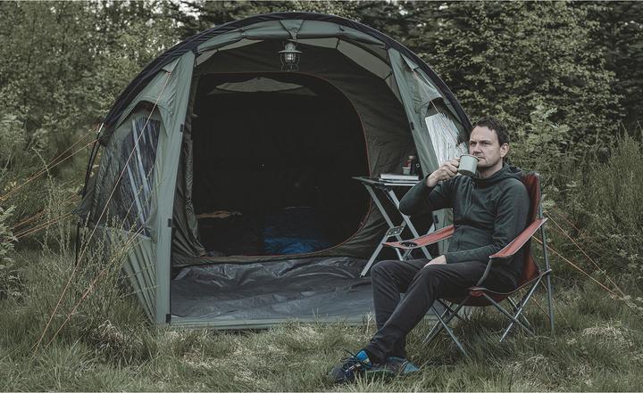 Actual product image Easy Camp Familien-Tunnelzelt Hidra 5 (olivgr?n, Modell 2025) (Tunnel tent, 10.80 kg, 5 persons)