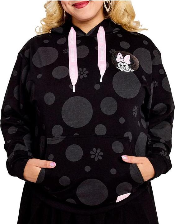 Produktbild Loungefly Disney by Kapuzenpullover Unisex Minnie Rocks the Dots Florals Grösse L (L)