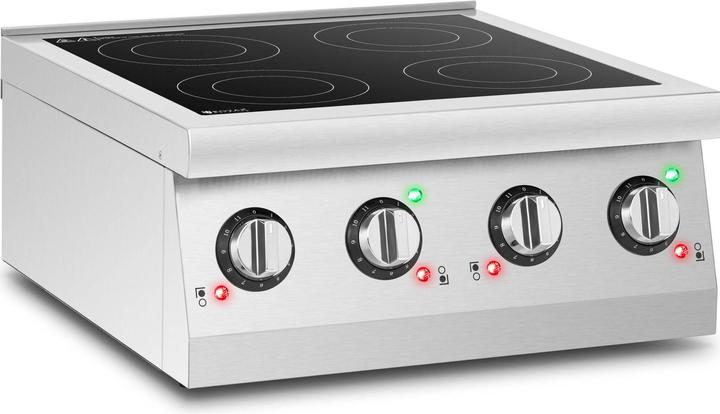 Actual product image Royal Catering Induktionsplatte tragbare Kochplatte Induktion 4 Platten Ø 12 - 26 cm tragbar