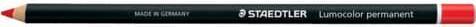 Actual product image Staedtler LUMOCOLOR PERMANENT - GLASS CHROME - Markers (Red, 4.50 mm, 1 x)