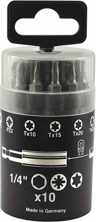 Actual product image Ironside Bit box 244051 (PZ 1-2, Ø 3 / 4 / 5 mm, 10 / 15 / 20 / 25 / 30)