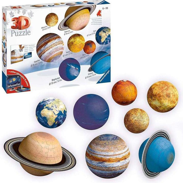 Actual product image Ravensburger 3D solar system (540 pieces)