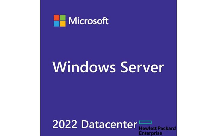 Actual product image HPE OS Windows Server 2022 (16-Core) Datacenter ROK (DE/FR/IT/EN), no CALs