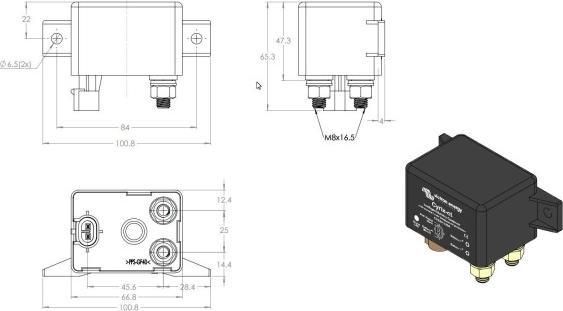 Actual product image Victron Energy Cyrix-Li-load 24/48V-230A