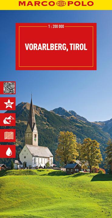 Produktbild Reisekarte Österreich 03 Vorarlberg, Tirol 1:200.000