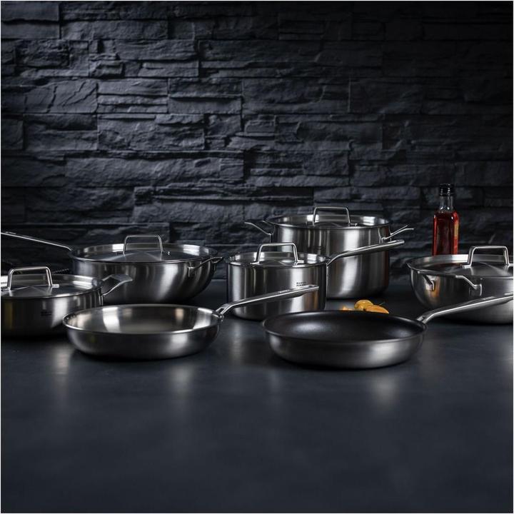 Productafbeelding Kuhn Rikon CULINARY FIVEPLY Wok sans revêtement Ø 28 cm (28 cm, Wokpan, Aluminium, Roestvrij staal)