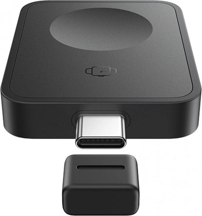 Actual product image Baseus MagPro 2.5W Magnetic Inductive Charger for Apple Watch - Black (2.50 W)