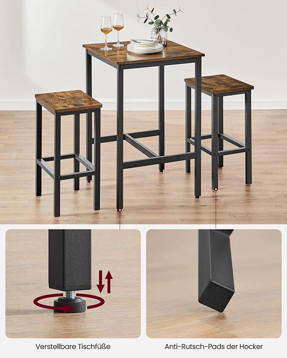 Actual product image Vasagle Havanna Set (60 x 60 x 90 cm)