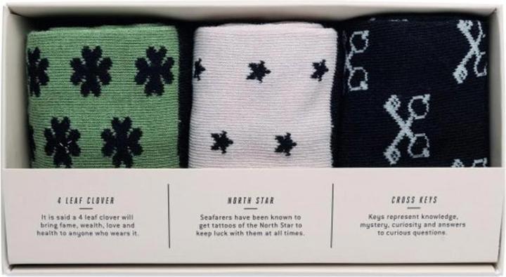 Immagine prodotto Gentlemen's Hardware Lucky Socks 3 Pack (confezione da 3, 41 - 45)
