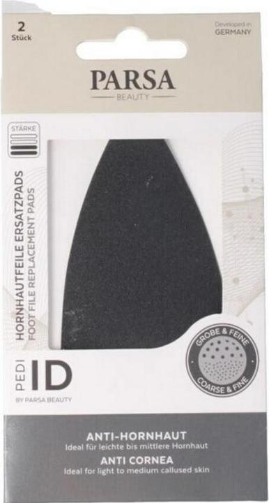 Actual product image Parsa Beauty Pedi ID Duo callus file replacement file surfaces (1 x)