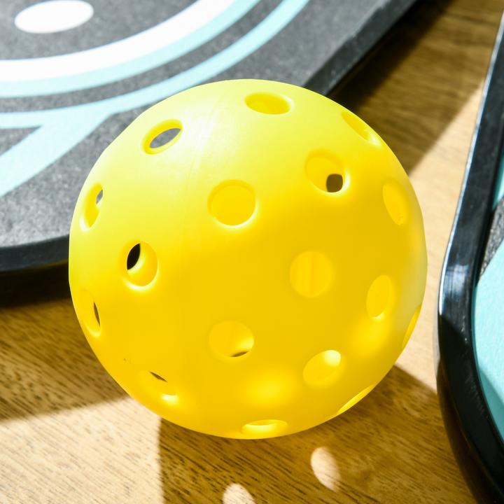 Actual product image SportNow Pickleball set with 4 rackets and 4 balls