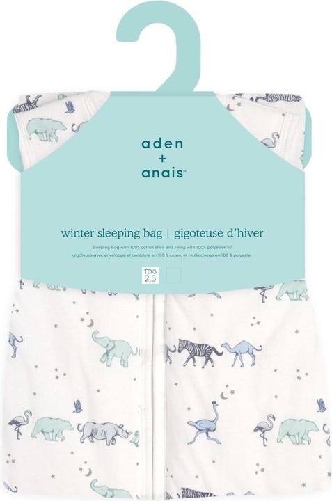 Actual product image aden + anais winter sleeping bag 2.5 TOG Cotton (69 cm, Winter)