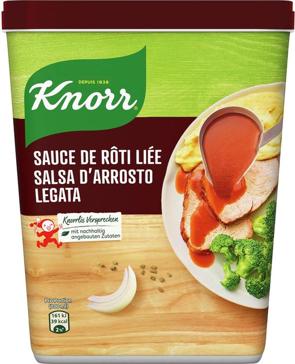 Knorr Bratensauce Granulat Dose, dunkle Braten Sauce für Fleischgerichte, ideales Würzmittel für Rind (850 g)