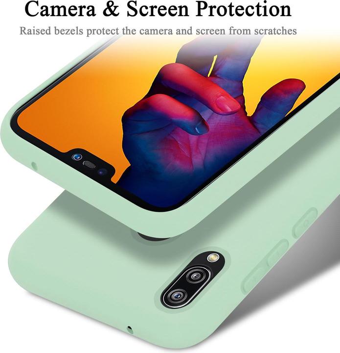 Image du produit Cadorabo TPU Liquid Silicone Case Cover (Huawei Nova 3E, Huawei P20 Lite)