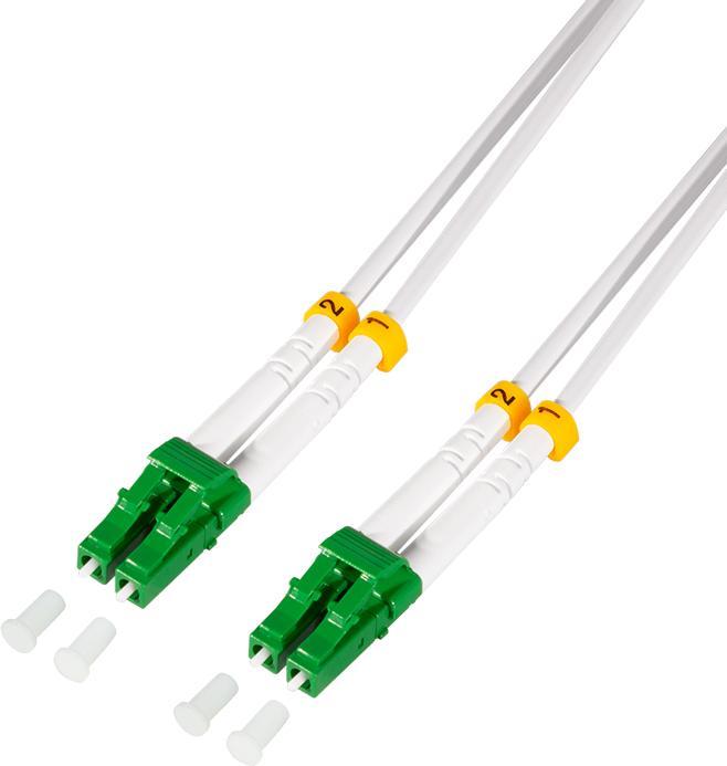 Produktbild LogiLink Stahlarmiertes Glasfaser-Patchkabel OS2, Duplex LC/APC - LC/APC, 7,5 m (7.50 m)