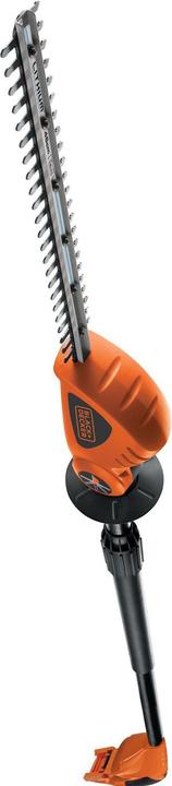 Produktbild Black & Decker 18 V Akku-Stabheckenschere, 43 cm Schwertlänge, 12 mm Schnittstärke ohne Akku und Ladegerät (Akkuheckenschere)