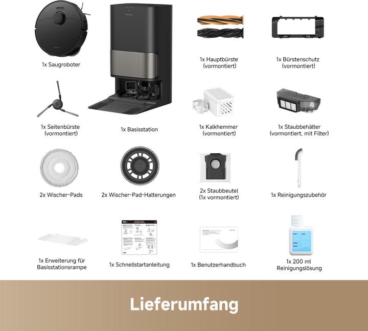 Produktbild Dreame L40s Pro Ultra Black (Saugwischroboter)