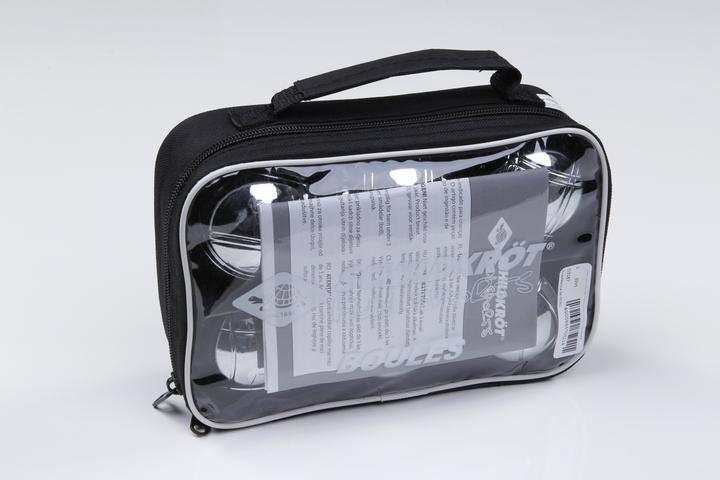 Immagine prodotto Schildkröt Set di bocce / Boccia / Pentanque in acciaio (6 x, 72.50 mm)