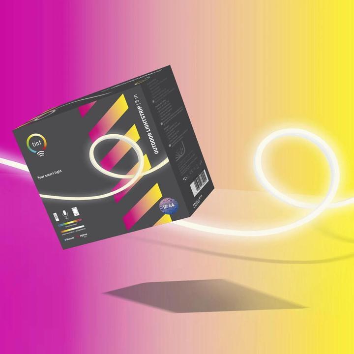 Immagine prodotto Müller Licht LED-Strip da esterno bianco + colore 36W 1200 lm 1800- 6500 K + RGB luce diurna bianco caldo (Bianco caldo, 500 cm, Esterno)