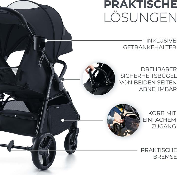 Produktbild KinderKraft Baby Stroller RINE CLASSIC BLACK