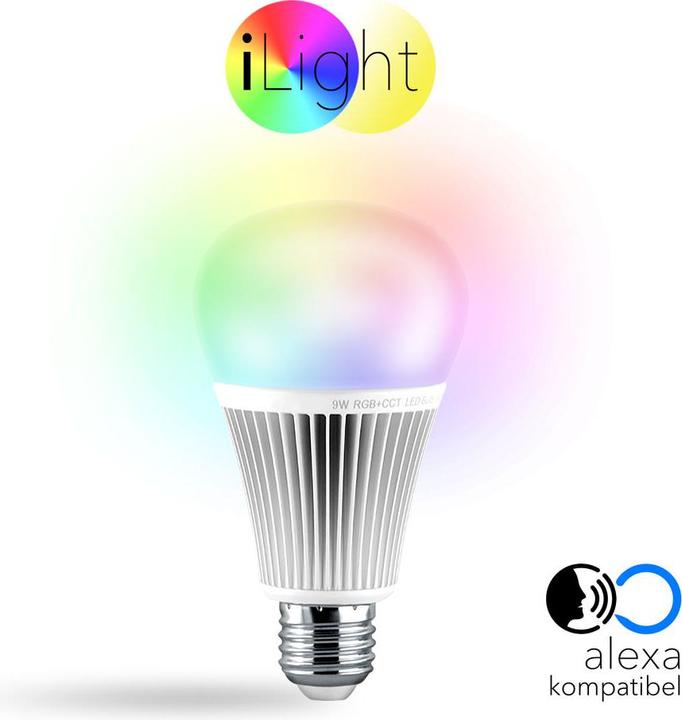 Image du produit iLight E27 LED CCT RGBW (E27, 9 W, 850 lm, 1 x, F)