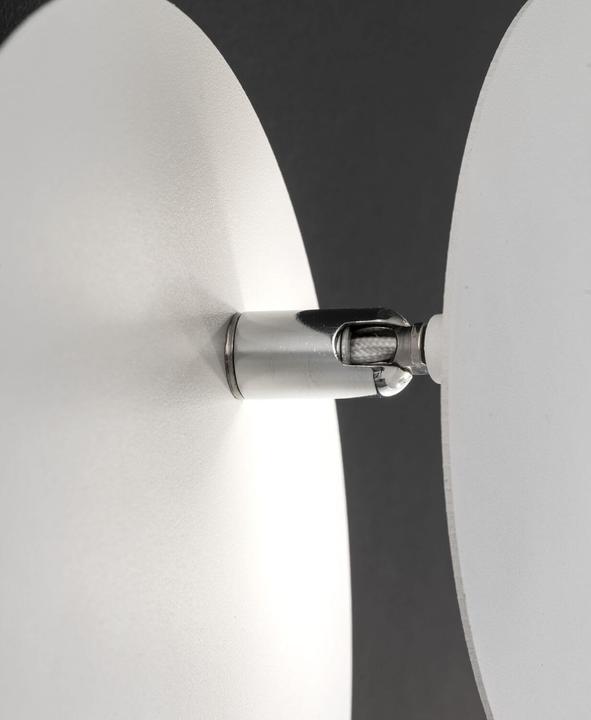 Image du produit Wofi Bayonne LED Applique murale blanche ronde éclairage indirect 6W blanc chaud gradable 4048-108R