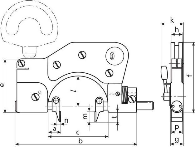 Produktbild Mahr Feinzeiger-Rachenlehre mit Messschnäbeln (0.20 cm)