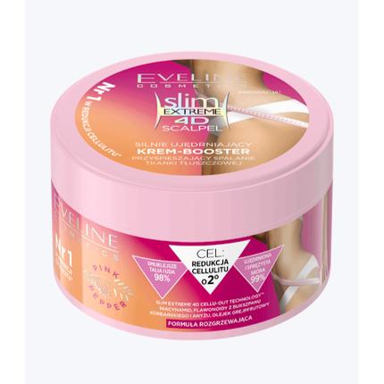 Eveline Slim Extreme 4D Scalpel Strongly Firming Fat Burning Cream-Booster 200Ml (Körpercreme, 200 ml)