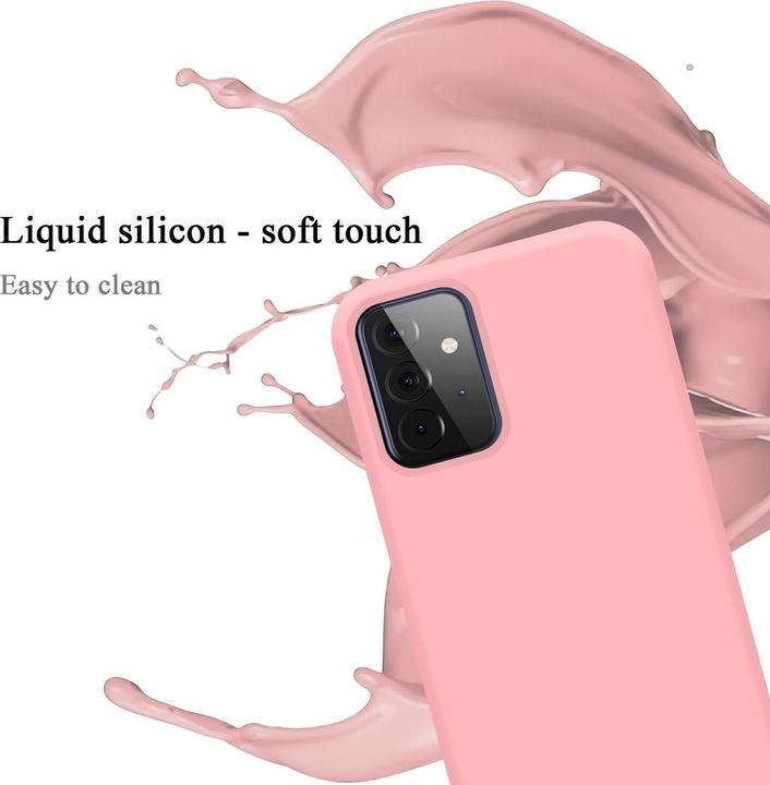 Actual product image Cadorabo TPU Liquid Silicone Case Cover (Samsung Galaxy A72 5G, Samsung Galaxy A72)