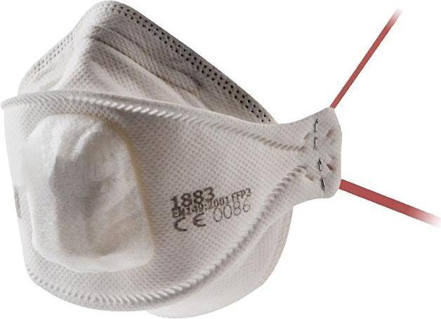 Image du produit 3M Masque antiparticules FFP3 type IIR valve d'expiration couverte 1883SV+ (FFP3 NR D, 8 x)