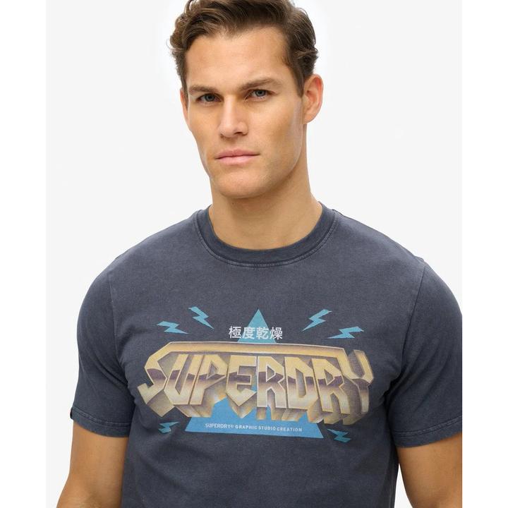 Actual product image Superdry Rock Band Logo Relaxed Tee (S)