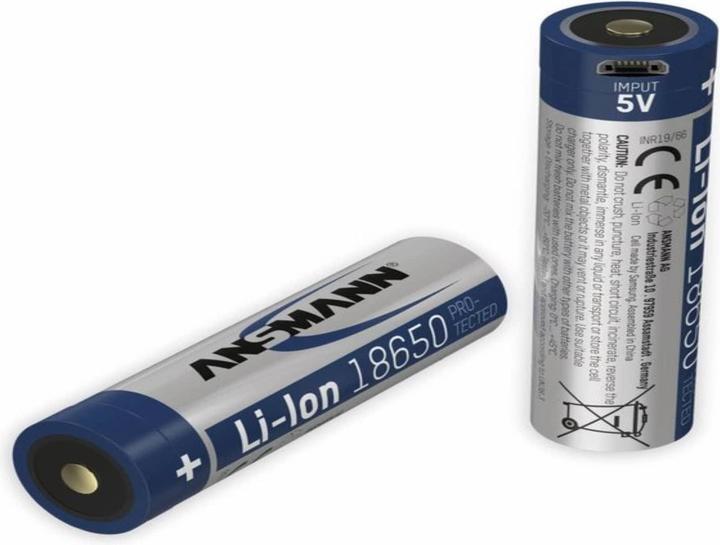 Immagine prodotto Ansmann Batteria agli ioni di litio 18650 (1 pz., 18650, 3400 mAh)