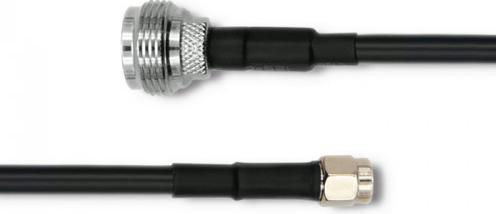 Image du produit Qoltec 57027 Câble coaxial LMR400 N-type RP-SMA Noir (Câble d'antenne)