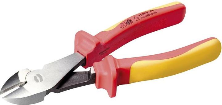 Toolcraft TO-8096811 VDE Kraft-Seitenschneider mit Facette 180 mm (180 mm)