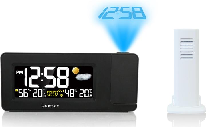 Image du produit Majestic New WT-249 Digital Alarm Clock Black