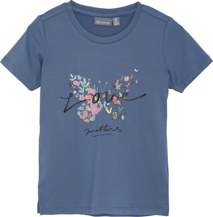 Color Kids COT-shirt W. Print -S/S, Girl 741410 (104)