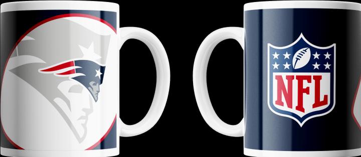 Actual product image Great Branding New England Patriots Mug Shadow Logo & Shield (330 ml)