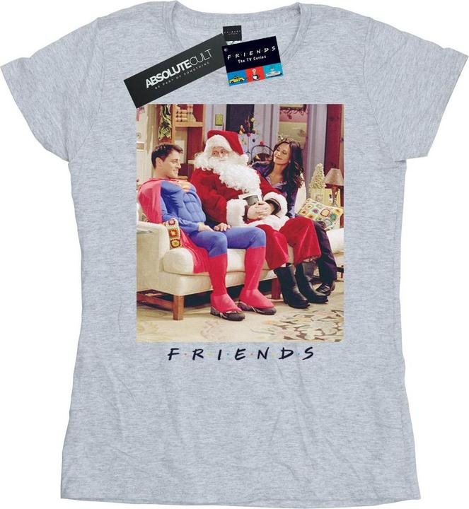 Friends Superman And Santa TShirt (L)