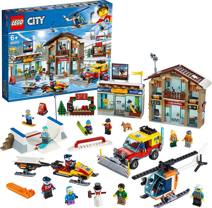 Actual product image LEGO ski resort (60203, LEGO City)