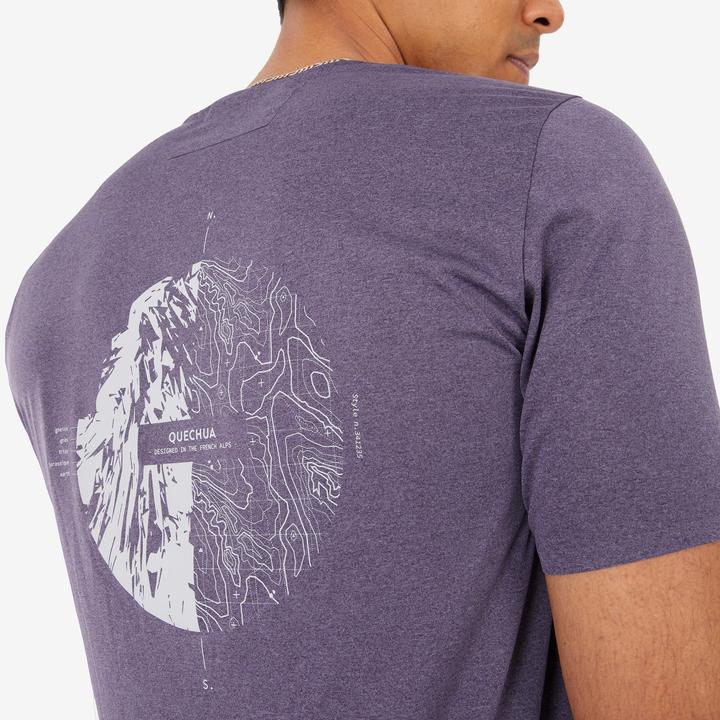 Actual product image Quechua Men's short-sleeved hiking shirt - MH500
