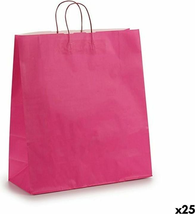 Pincello Papiertaschen Rosa 16 x 57,5 x 46 cm (25 Stück)