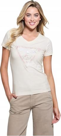 Immagine prodotto Guess Damen T-Shirt Vn Python Triangl Ecru (M)