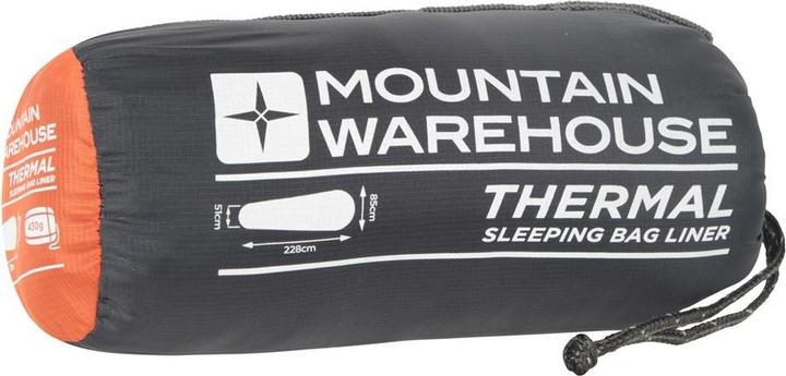 Actual product image Mountain Warehouse Thermal Sleeping Bag Liner (220 cm)