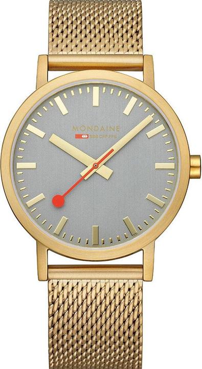 Immagine prodotto Mondaine Classico - ispirato alla natura - Ip Gold (Orologio da polso analogico, 40 mm)