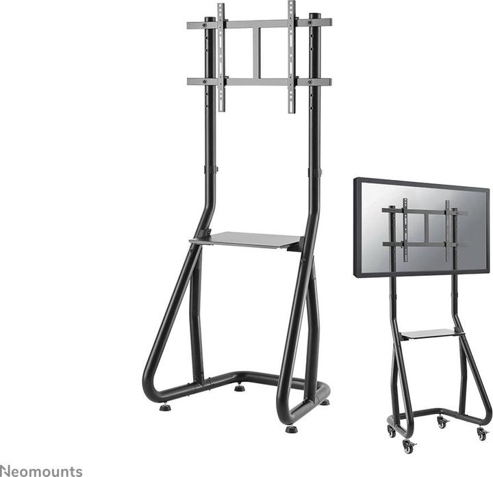 Actual product image Neomounts NS-M3600BLACK is a mobile floor stand for flat screen TVs up to. (Universal, 80", 80 kg)