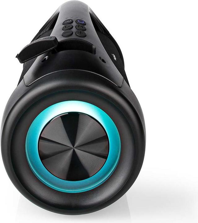Actual product image Nedis Bluetooth® Party Boombox 6 hrs 2.0 50 W Media Playback: AUX/USB IPX5 Linkable Carrying Handle (6 h, Rechargeable battery operated)
