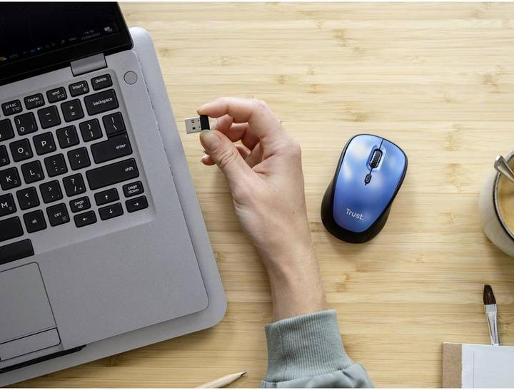 Produktbild Trust YVI+ Wireless Mouse blue (Kabellos)