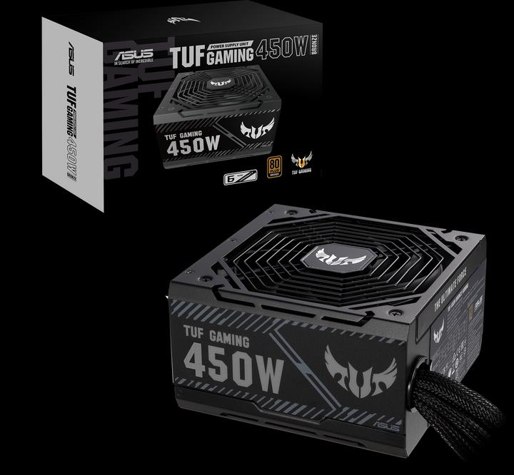 Produktbild ASUS TUF-GAMING-450B Netzteil 450 W 20+4 pin ATX ATX Schwarz (450 W)